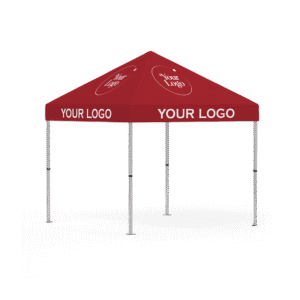 10×10 FT Custom Pop Up Canopy Tent – Fully Printed, Commercial-Grade Aluminum Frame, Outdoor Event Vendor Tent