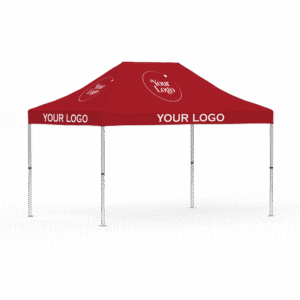 10×15 FT Custom Pop Up Canopy – Large Printed Event Tent with Heavy-Duty Aluminum Frame