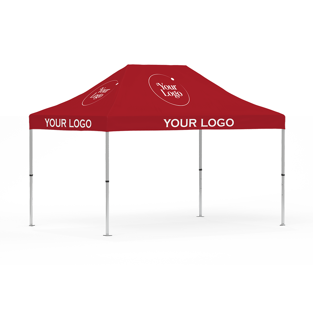 10×15 FT Custom Pop Up Canopy – Large Printed Event Tent with Heavy-Duty Aluminum Frame